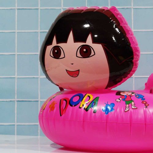 Bote flotador inflable de niños